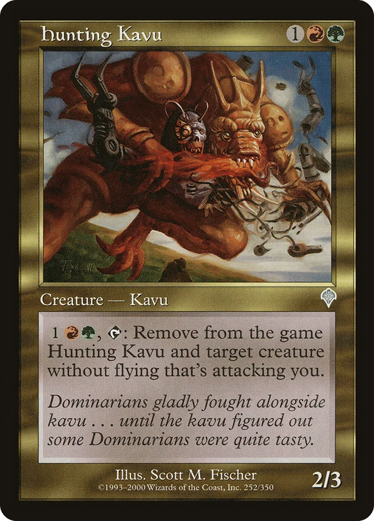 Hunting Kavu · Invasion