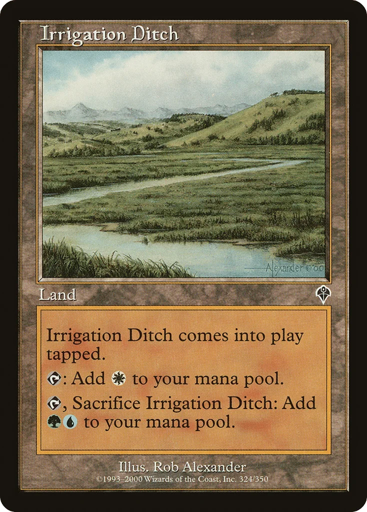 Irrigation Ditch · Invasion