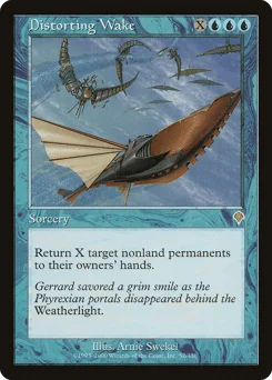 Distorting Wake