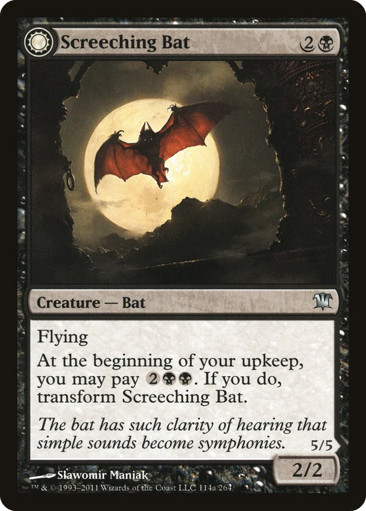 Screeching Bat // Stalking Vampire · Innistrad
