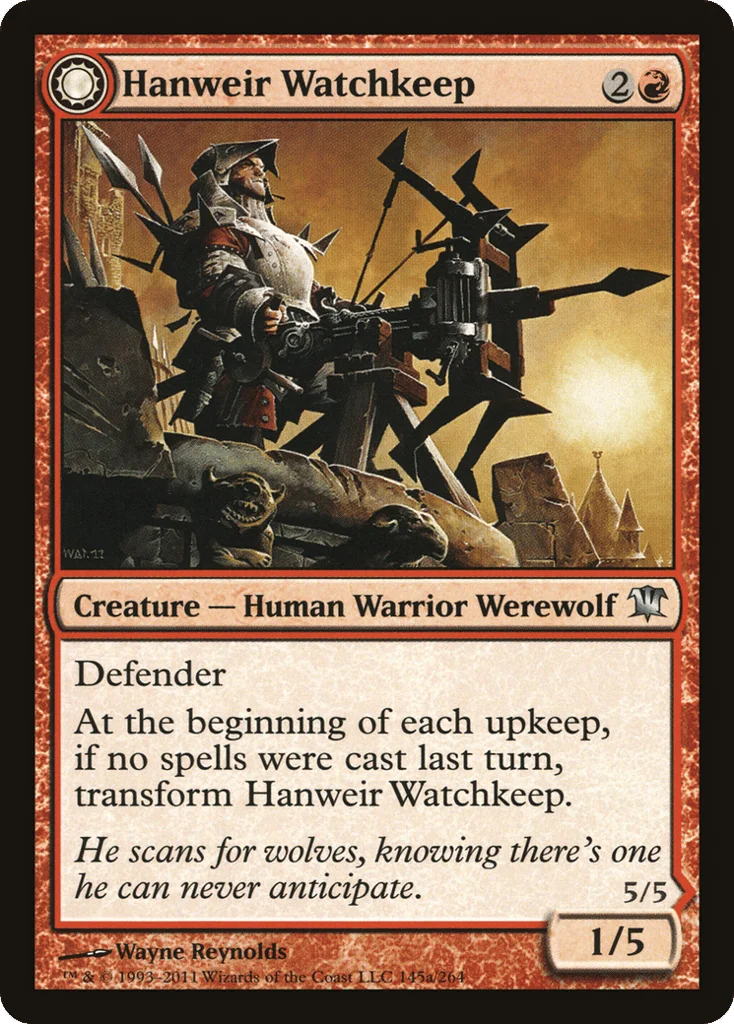 Hanweir Watchkeep // Bane of Hanweir · Innistrad