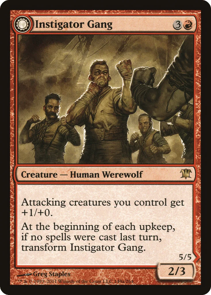 Instigator Gang // Wildblood Pack · Innistrad