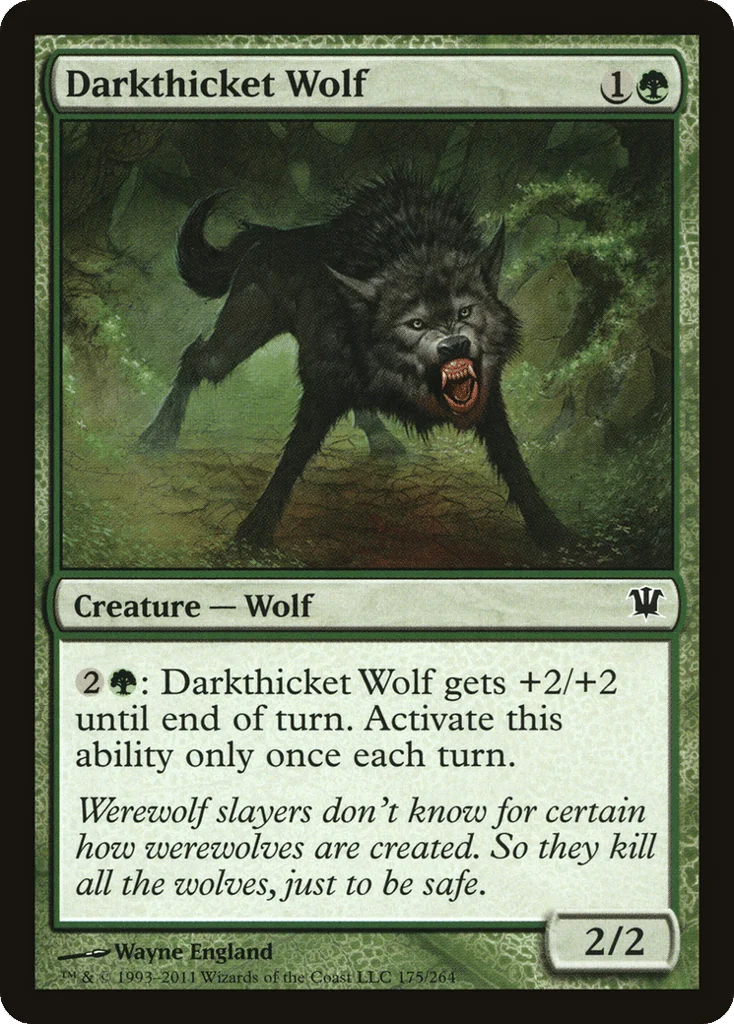 Darkthicket Wolf · Innistrad
