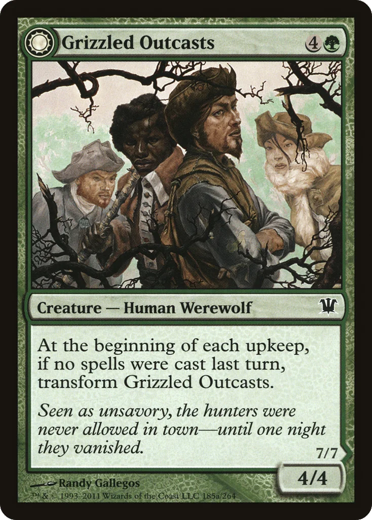 Grizzled Outcasts // Krallenhorde Wantons · Innistrad