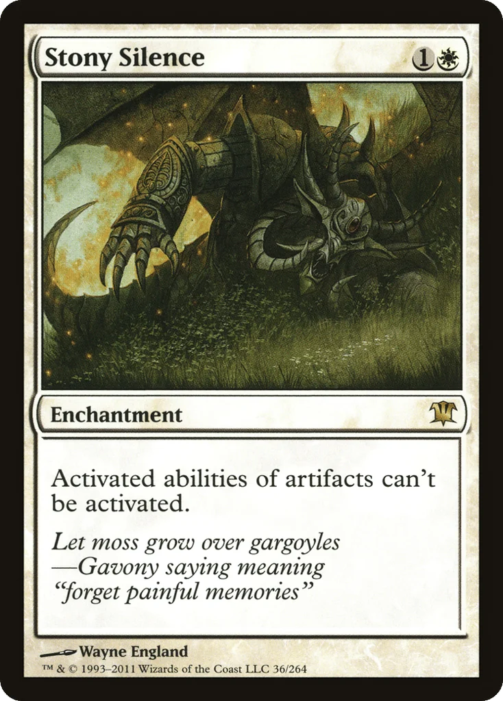 Stony Silence · Innistrad