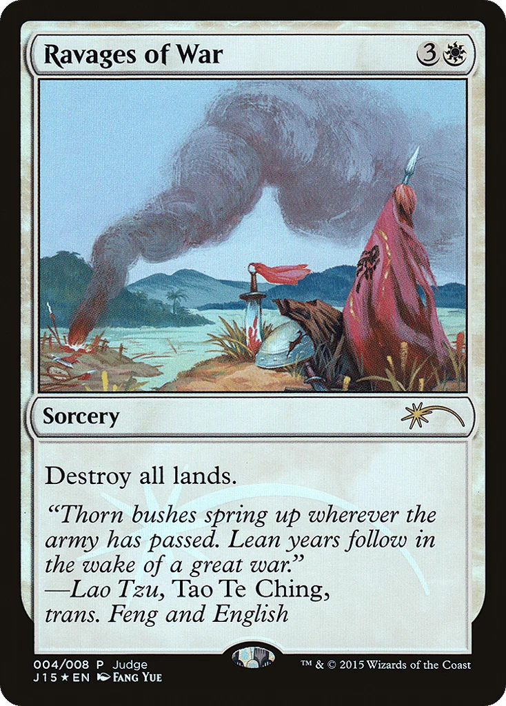 Ravages of War · Judge Gift Cards 2015