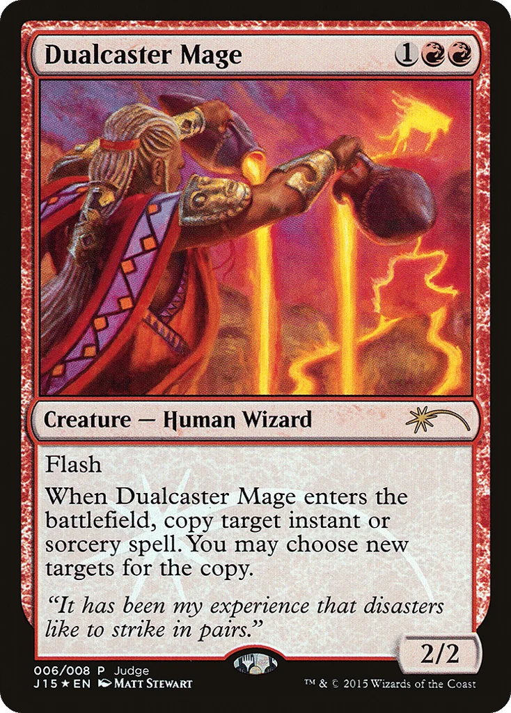 Dualcaster Mage · Judge Gift Cards 2015