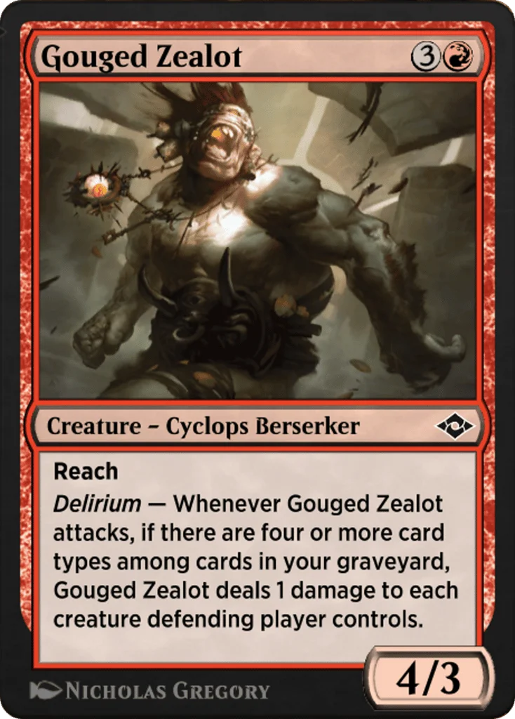 Gouged Zealot · Jumpstart: Historic Horizons