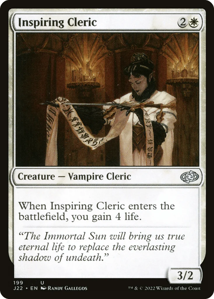 Inspiring Cleric · Jumpstart 2022
