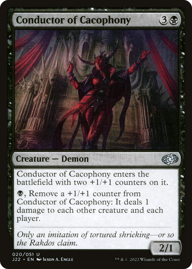 Conductor of Cacophony · Jumpstart 2022