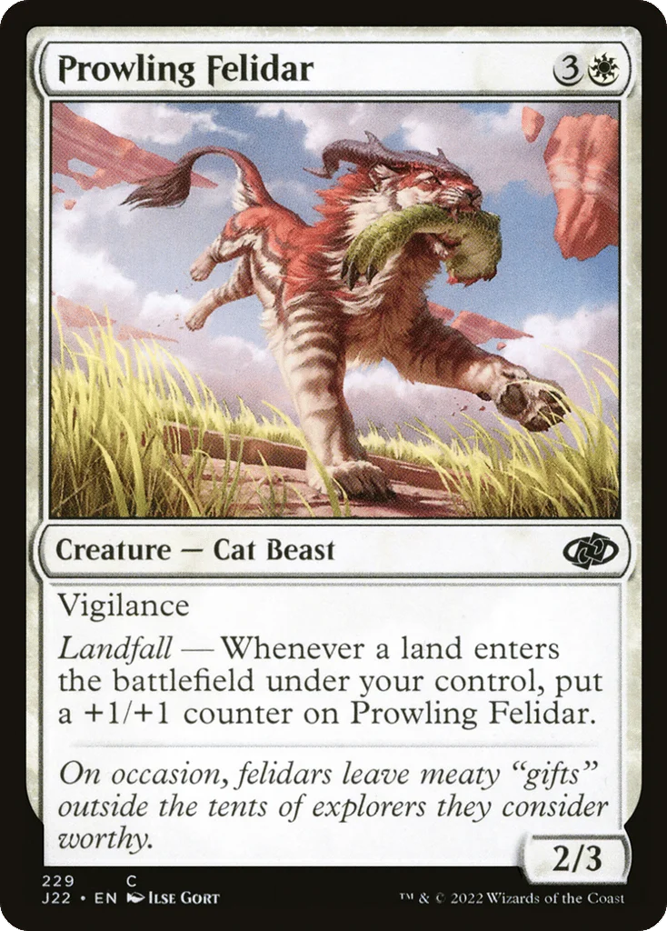 Prowling Felidar · Jumpstart 2022