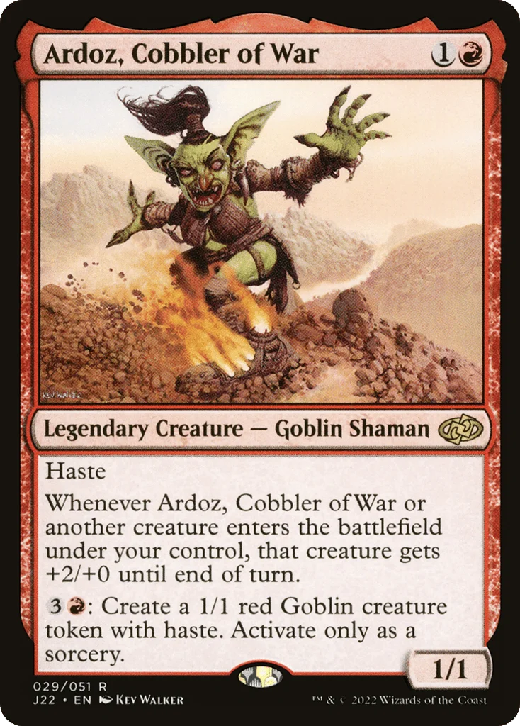 Ardoz, Cobbler of War · Jumpstart 2022