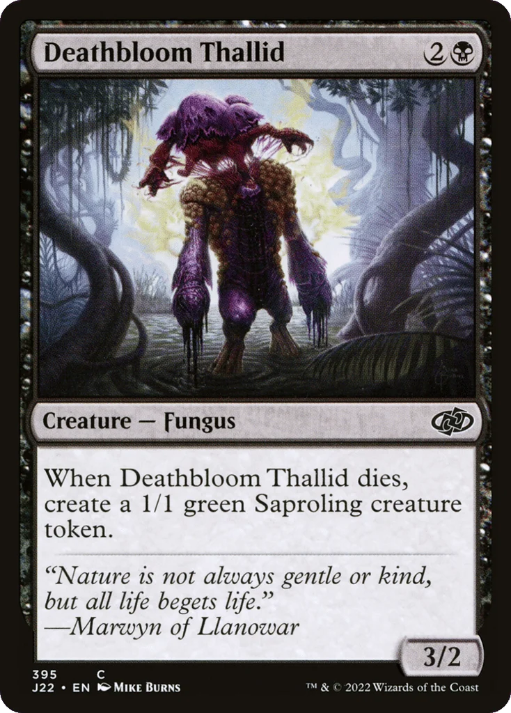 Deathbloom Thallid · Jumpstart 2022