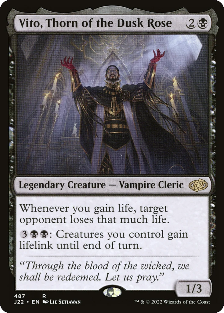 Vito, Thorn of the Dusk Rose · Jumpstart 2022