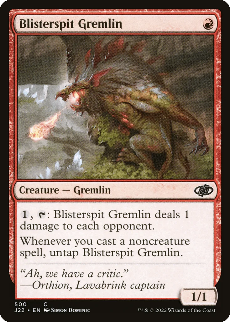Blisterspit Gremlin · Jumpstart 2022