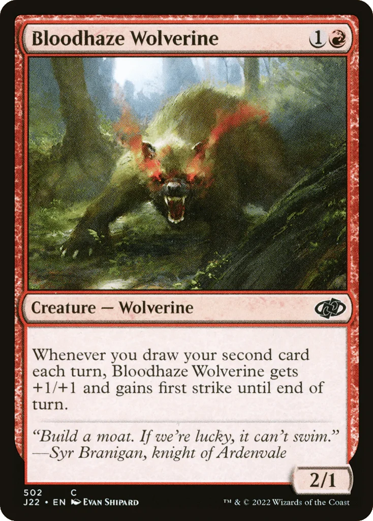 Bloodhaze Wolverine · Jumpstart 2022