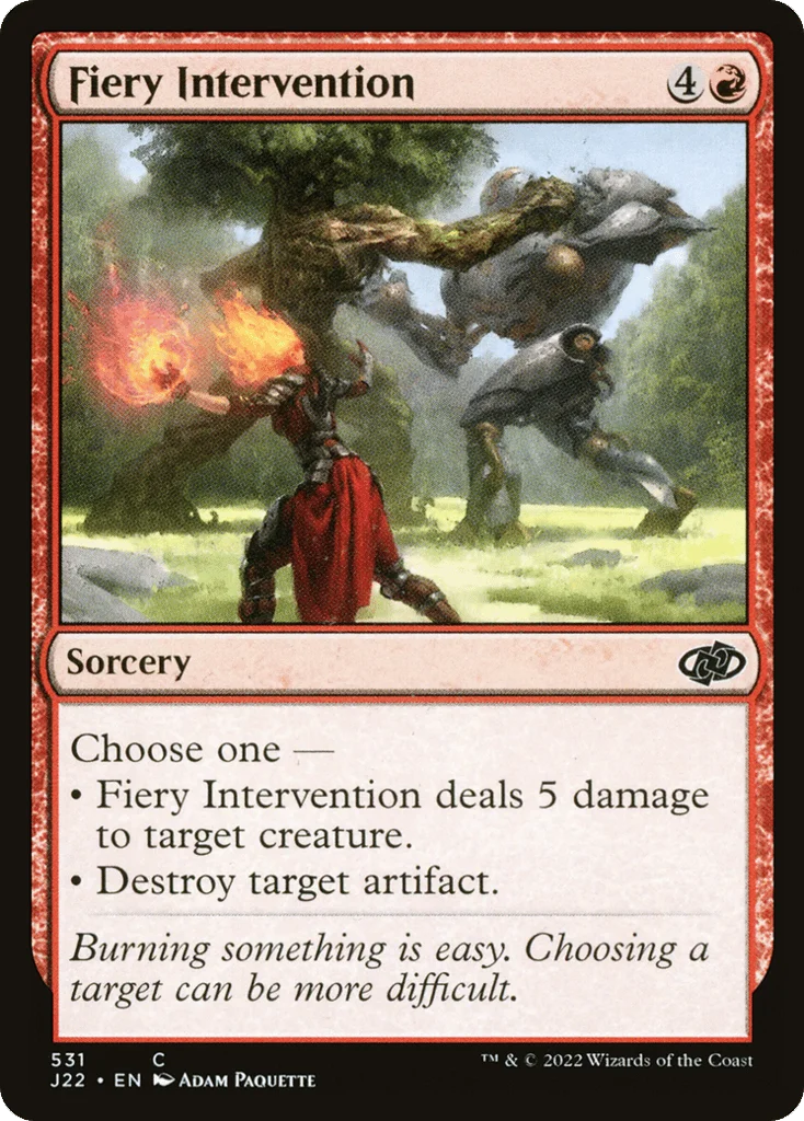Fiery Intervention · Jumpstart 2022