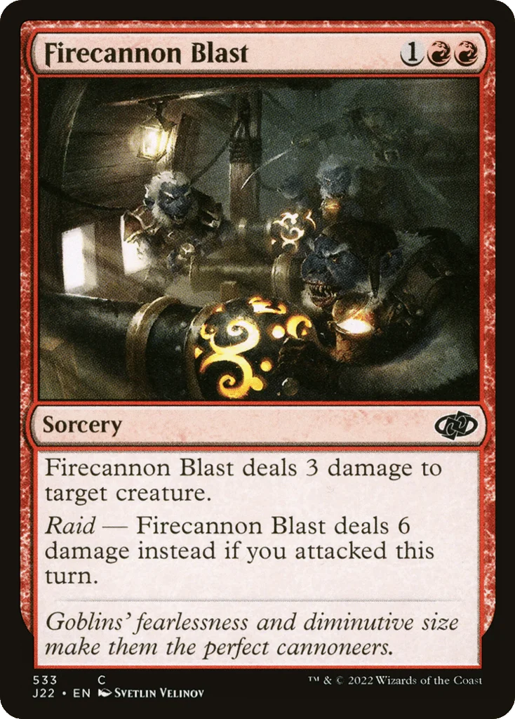Firecannon Blast · Jumpstart 2022