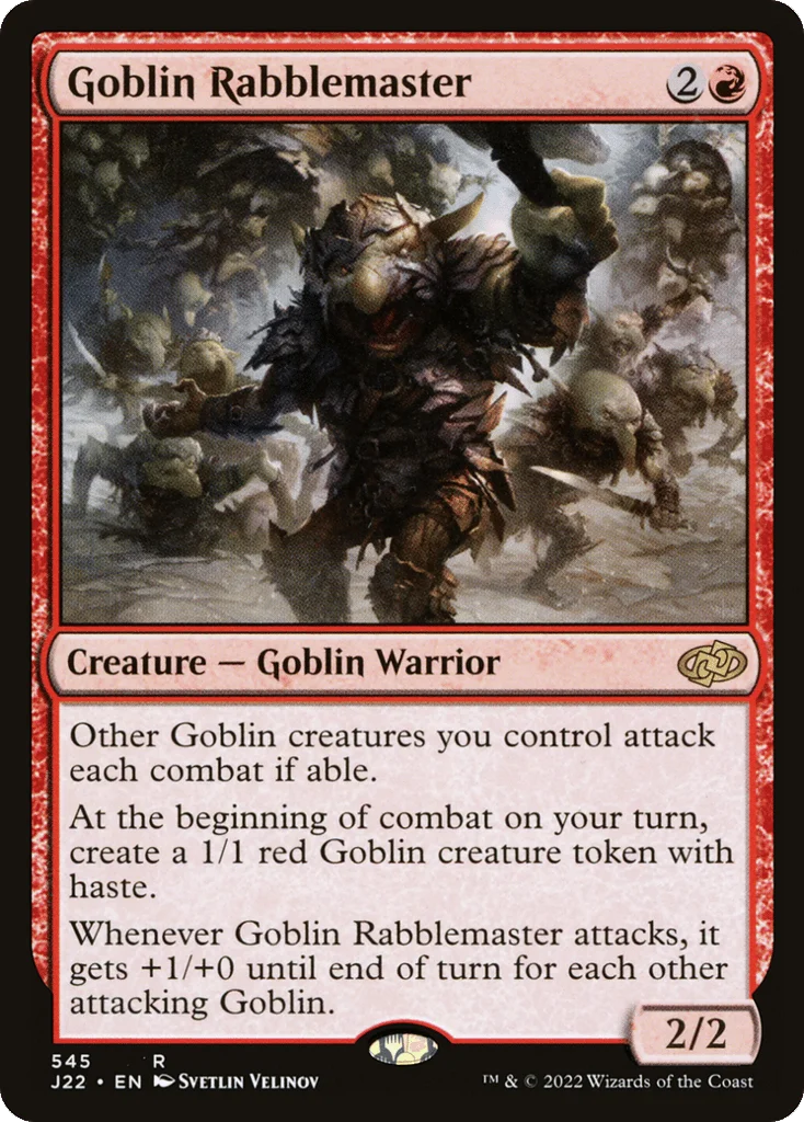 Goblin Rabblemaster · Jumpstart 2022