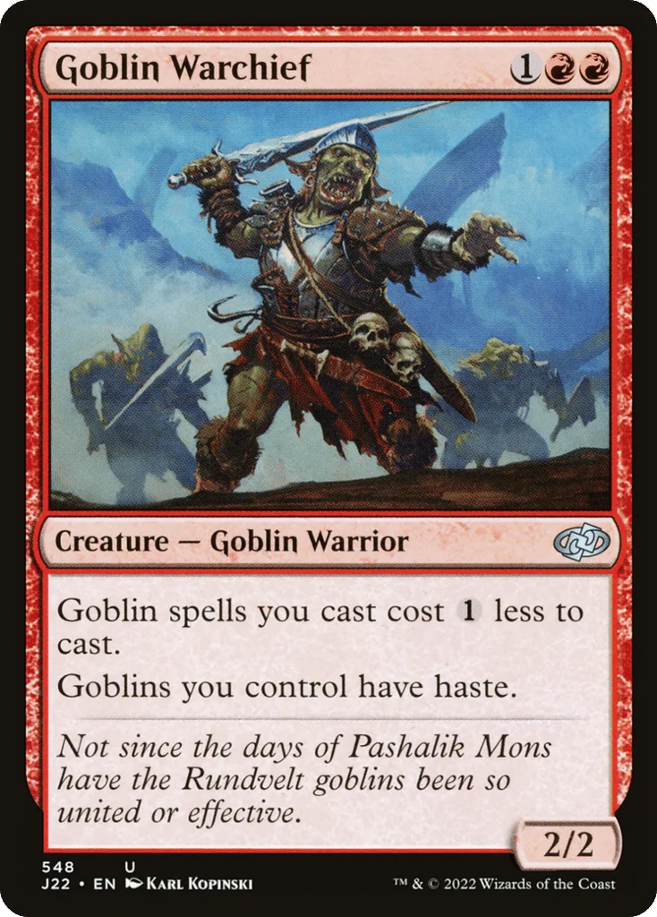 Goblin Warchief · Jumpstart 2022
