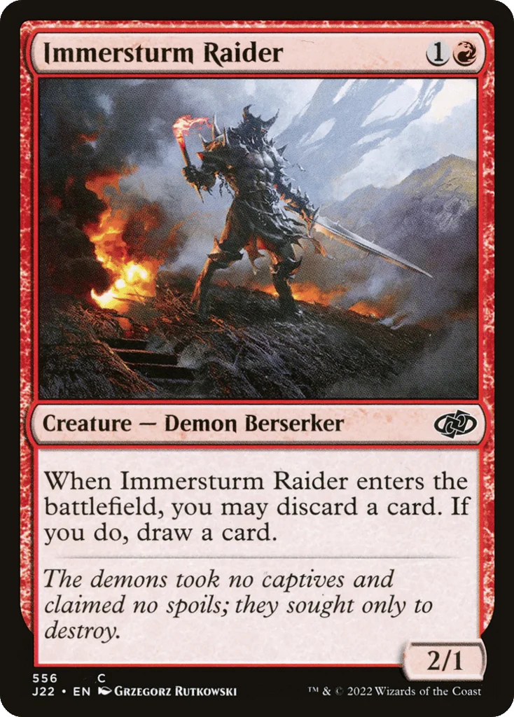 Immersturm Raider · Jumpstart 2022