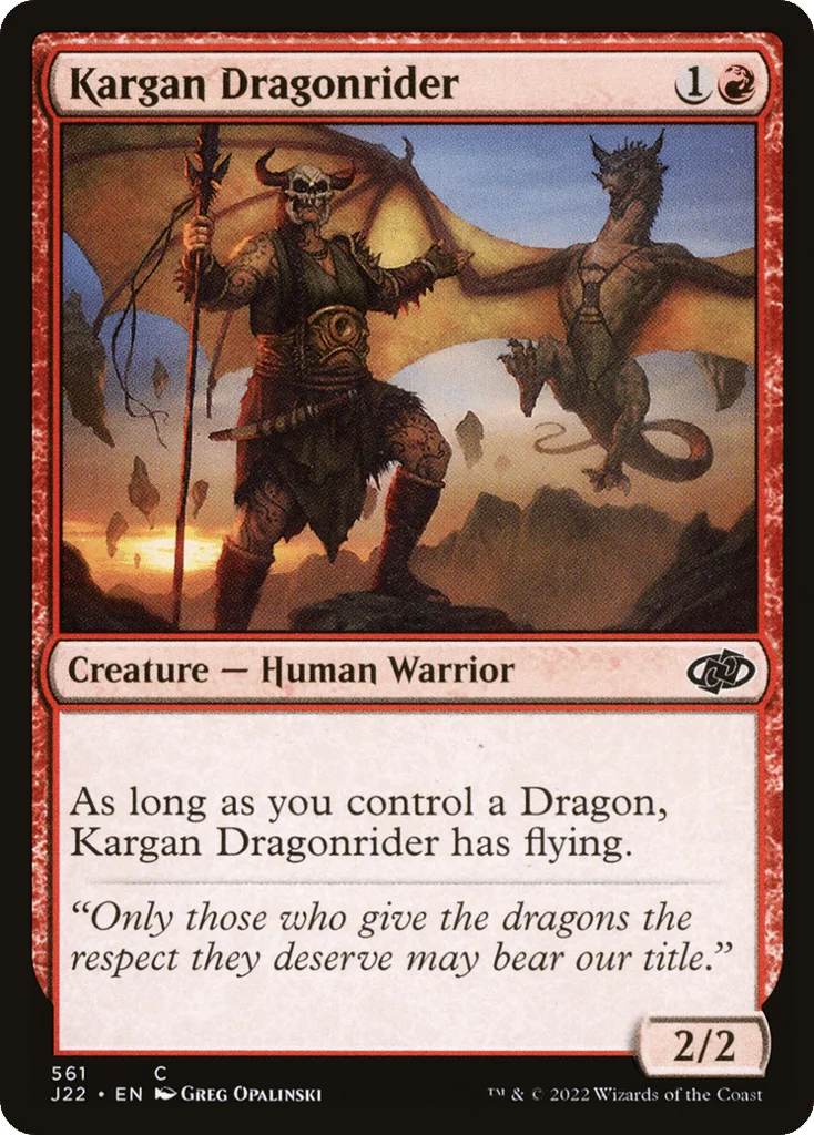 Kargan Dragonrider · Jumpstart 2022