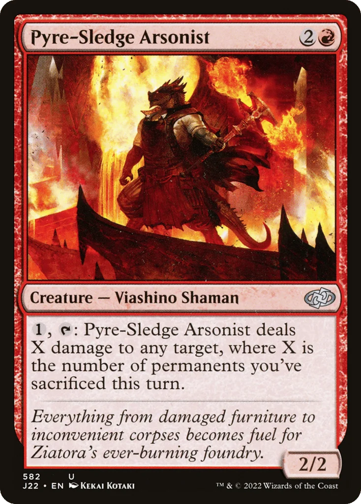 Pyre-Sledge Arsonist · Jumpstart 2022