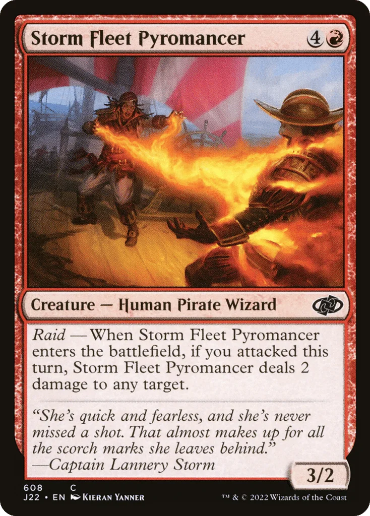 Storm Fleet Pyromancer · Jumpstart 2022