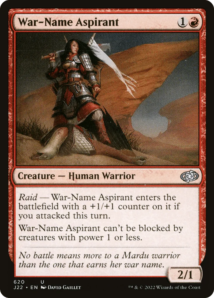 War-Name Aspirant · Jumpstart 2022