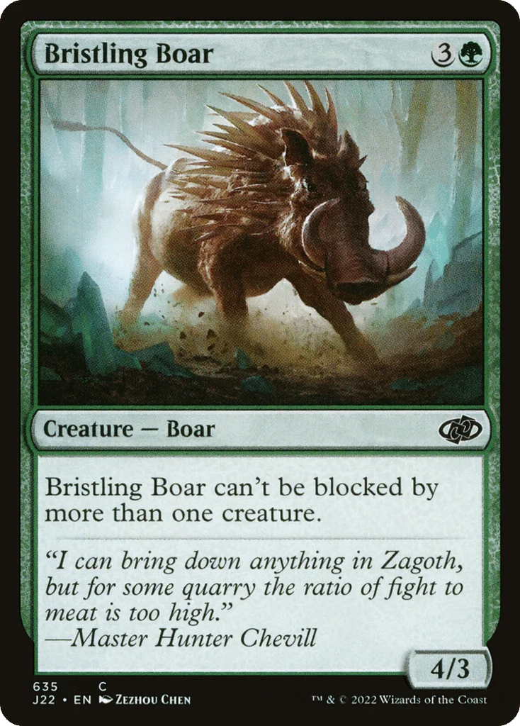 Bristling Boar · Jumpstart 2022