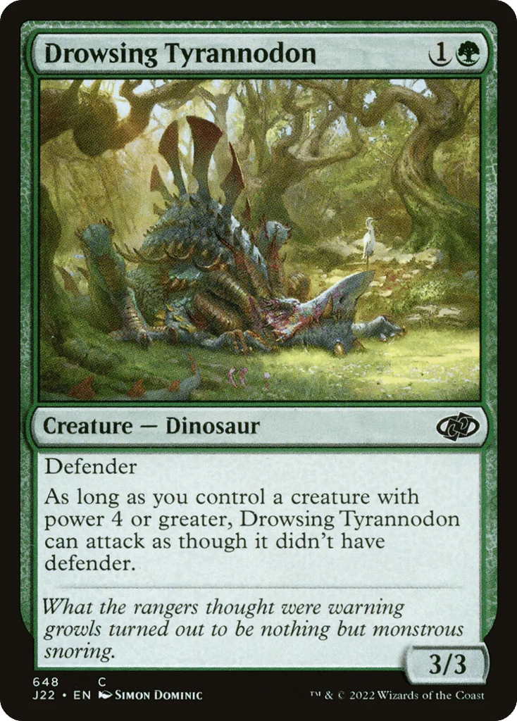 Drowsing Tyrannodon · Jumpstart 2022
