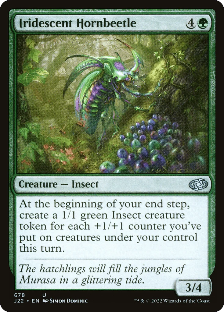 Iridescent Hornbeetle · Jumpstart 2022