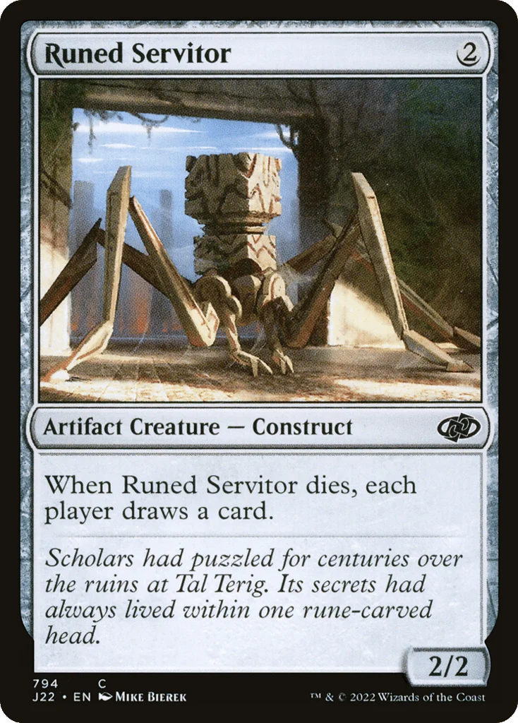 Runed Servitor · Jumpstart 2022