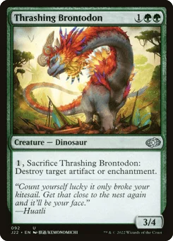 Thrashing Brontodon