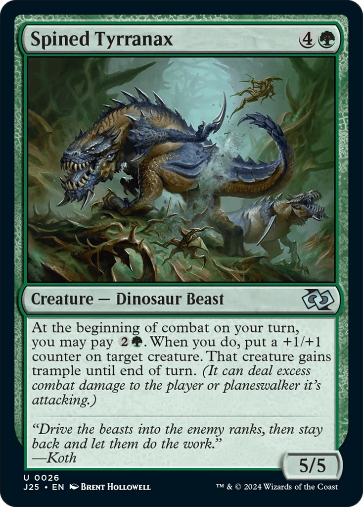 Spined Tyrranax · Foundations Jumpstart