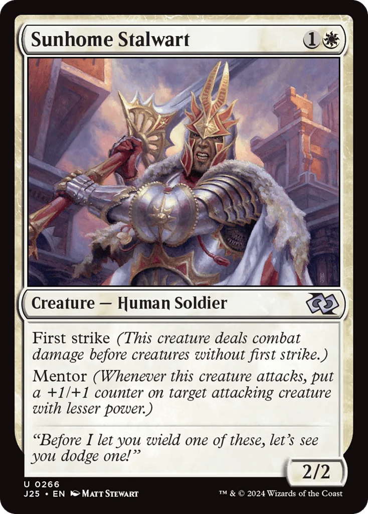 Sunhome Stalwart · Foundations Jumpstart
