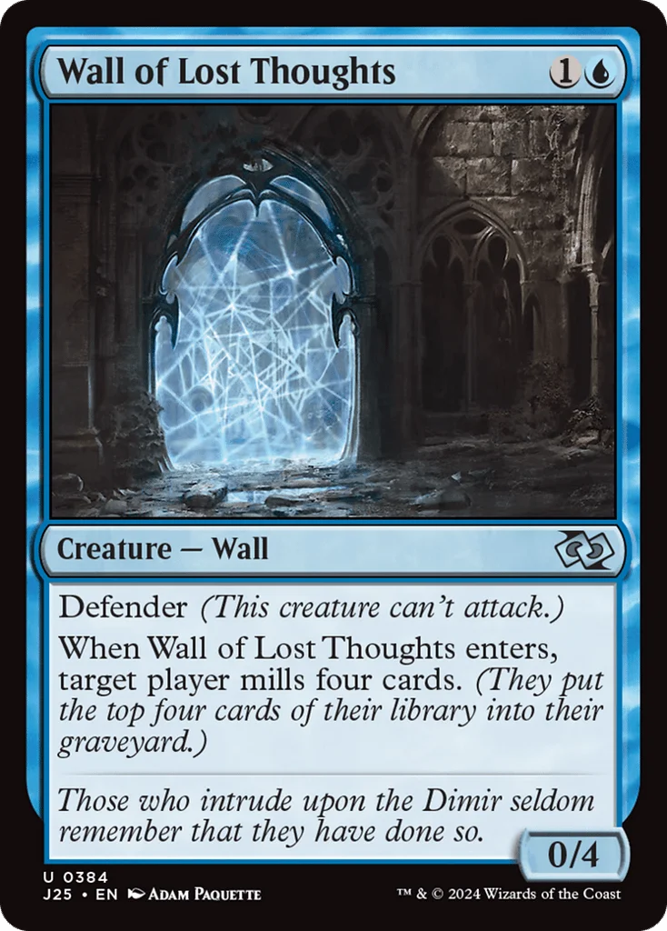 Wall of Lost Thoughts · Foundations Jumpstart