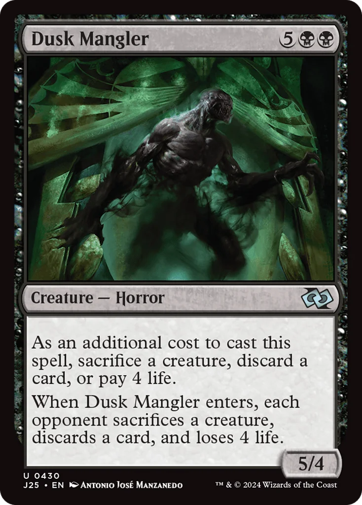 Dusk Mangler · Foundations Jumpstart