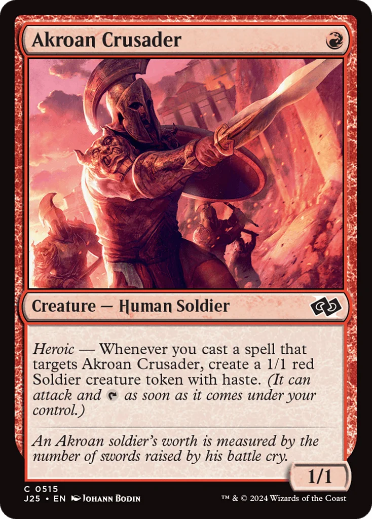 Akroan Crusader · Foundations Jumpstart