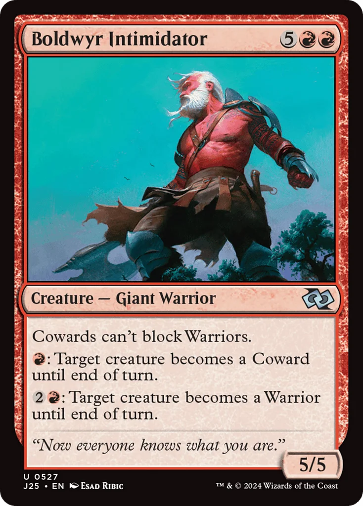Boldwyr Intimidator · Foundations Jumpstart