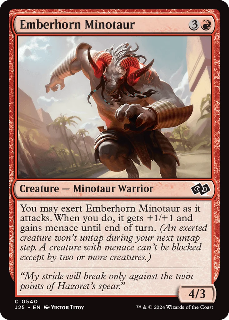 Emberhorn Minotaur · Foundations Jumpstart