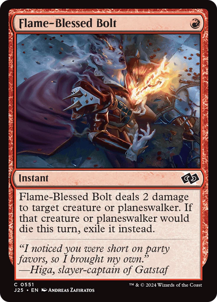 Flame-Blessed Bolt · Foundations Jumpstart