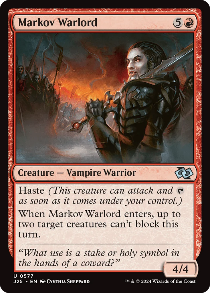 Markov Warlord · Foundations Jumpstart