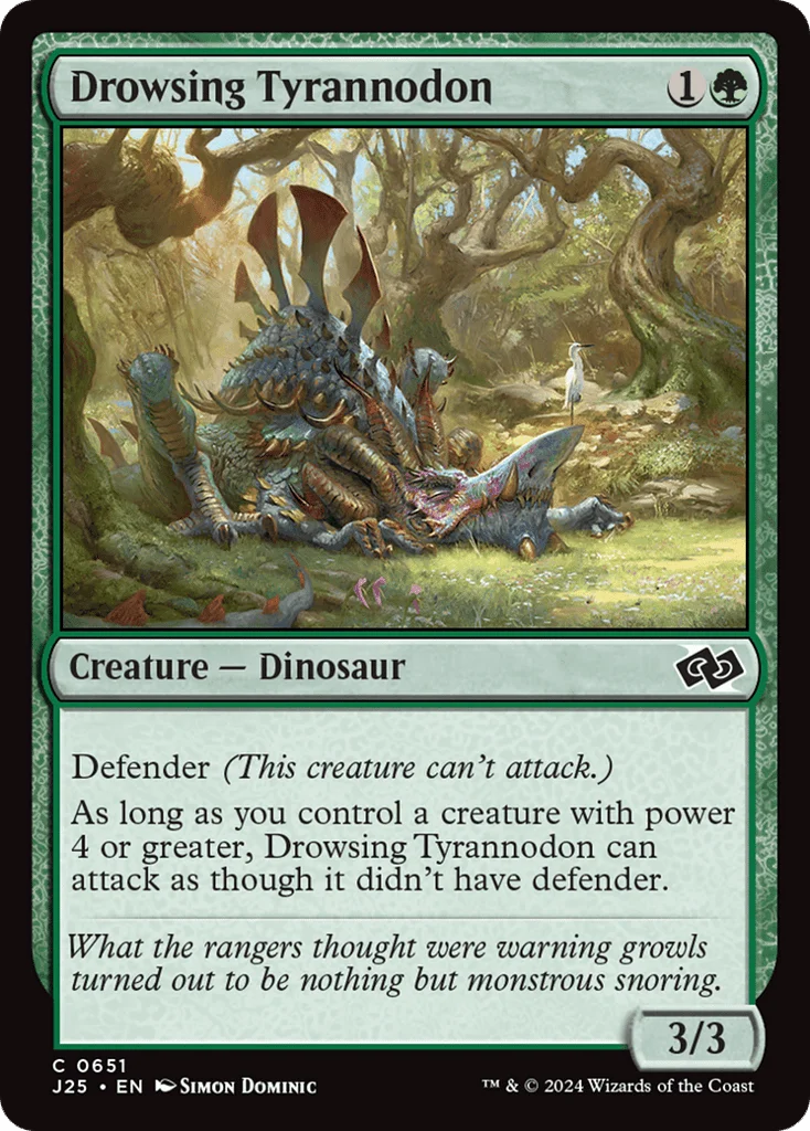Drowsing Tyrannodon · Foundations Jumpstart