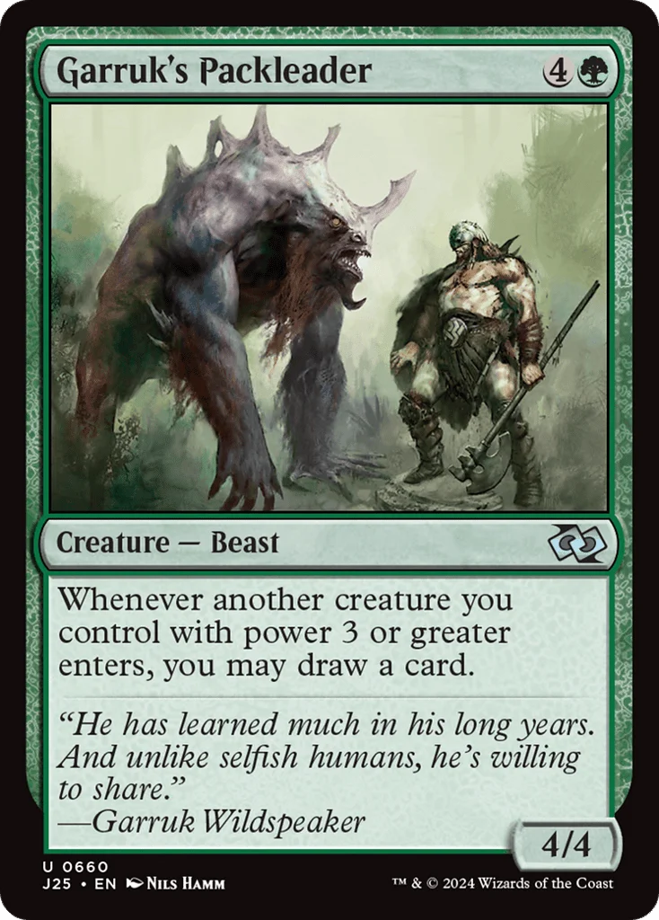 Garruk's Packleader · Foundations Jumpstart