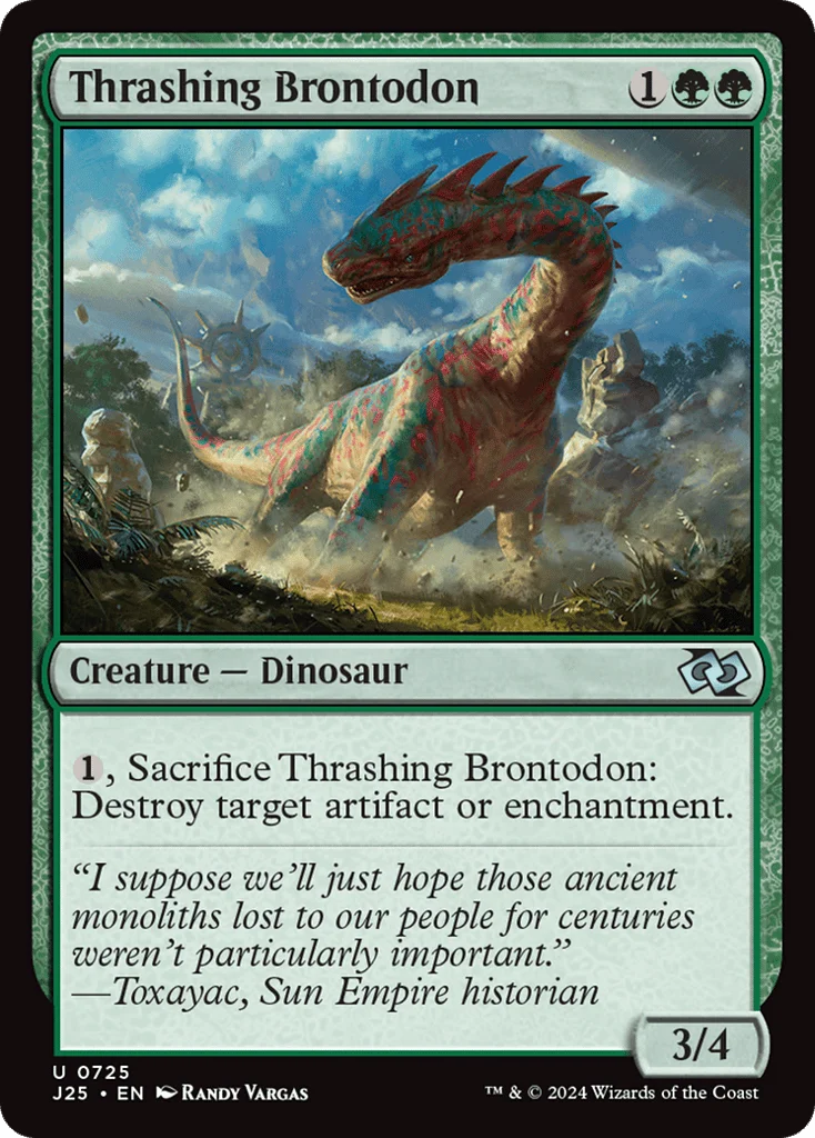 Thrashing Brontodon · Foundations Jumpstart