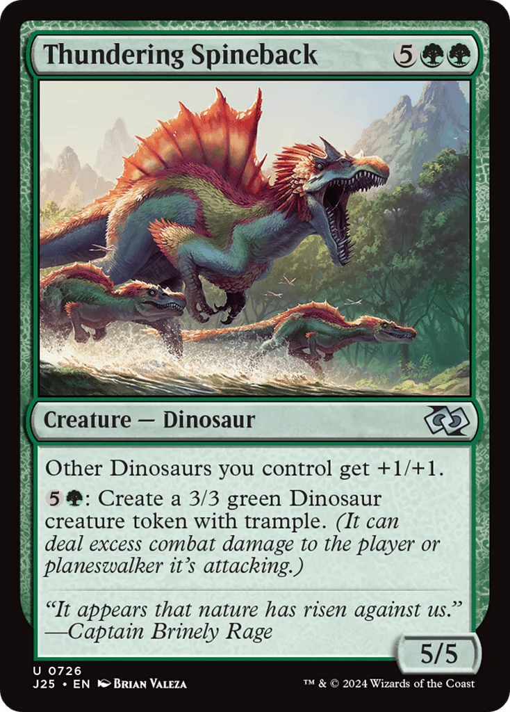 Thundering Spineback · Foundations Jumpstart