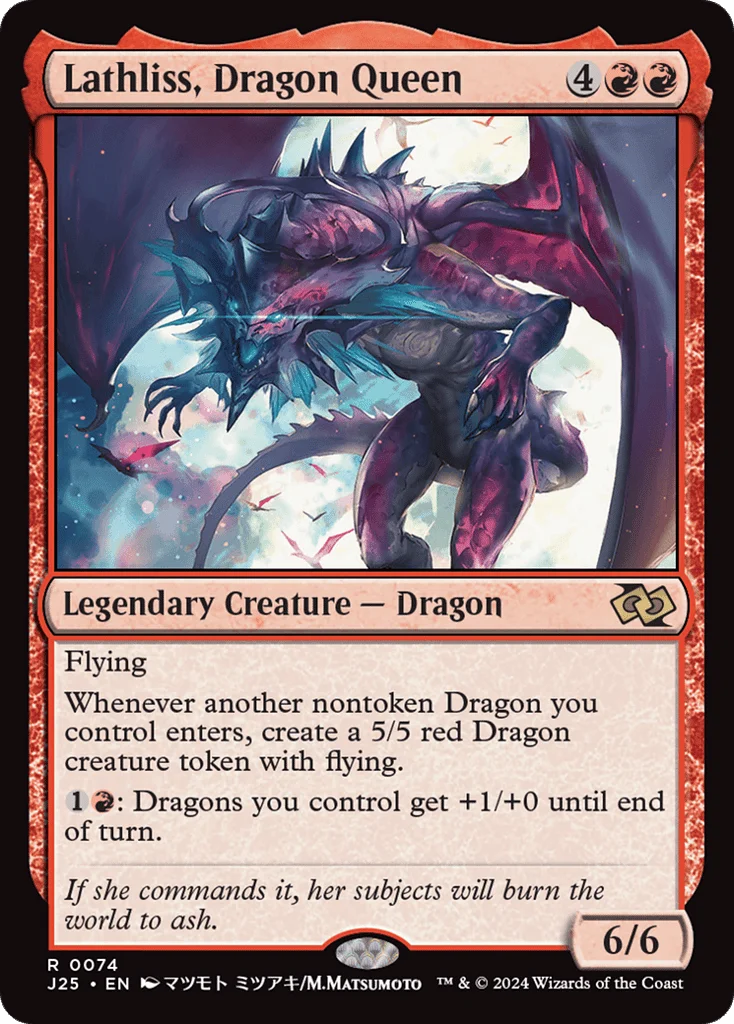 Lathliss, Dragon Queen · Foundations Jumpstart