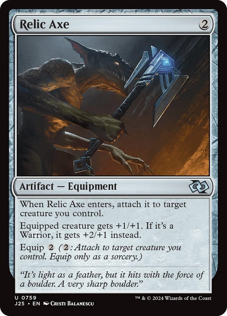 Relic Axe · Foundations Jumpstart