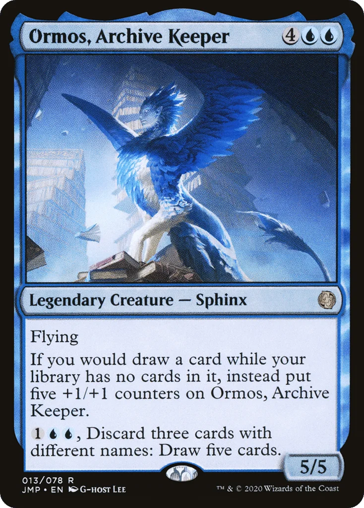 Ormos, Archive Keeper · Jumpstart